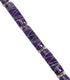 Magenta Turquoise Jewelry Sterling Silver Link Bracelet AX55285